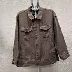 Mila Owen 100%リネンジャケット ブラウン