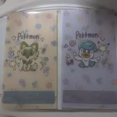 人気キャラクター　ポケモン クリアファイル 2枚セット