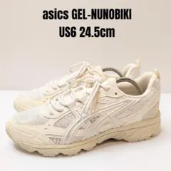 美品 asics アシックス ゲル ヌノビキ 24.5cm ホワイトのサムネイル