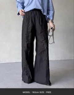 パンツ Pheeta フィータ オーガニックコットン裾柄パンツ Phoebe