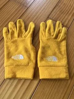 ノースフェイス　イエロー手袋 Lサイズ ポリエステル100%