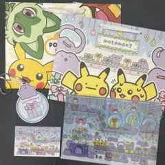 韓国限定 ポケモン メタモン ポップアップ ノベルティ ショッパー5点セット
