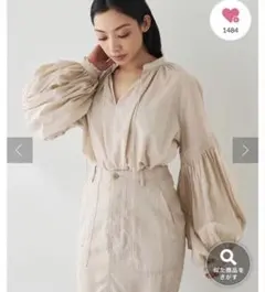 ローンギャザーブラウス【ウィムガゼット】