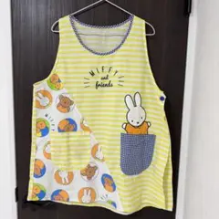 保育士 エプロン ミッフィー 3L 4L 大きいサイズ