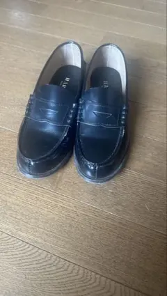 HARUTA 黒ローファー 24.5EE