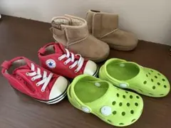 キッズ 14センチ靴　3足セット　サンダル ブーツ コンバーススニーカー