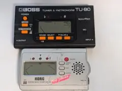 BOSS TU-80 & KORG GA-30 チューナー メトロノーム セット