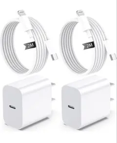 iPhone 充電器 20W 2個 MFi/PSE認証USB-C 急速充電 a
