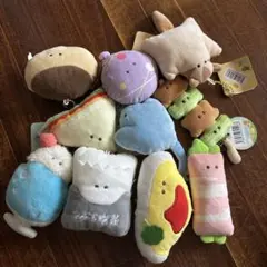つぶらな瞳　喫茶店 ぬいぐるみ マスコット 9種セット　お惣菜　お弁当箱　動物園