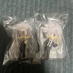 呪術廻戦 こっちむいてFig.　カプセル ガチャガチャ　五条悟2　スーツ　2点