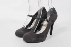 12■tozoo 本革ストラップパンプス(24ｃｍ)超美品