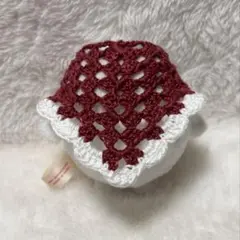 小さいぬいぐるみ用＊バブーシュカ＊ボルドー