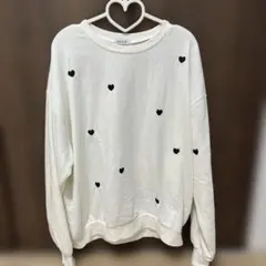 白トレーナー スウェット