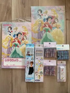 ディズニープリンセス　文房具セット