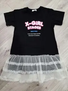 X-GIRL STAGES 半袖ワンピース 130