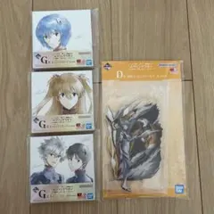 エヴァ　一番くじ　ビジュアルスタンド、キャンバスボード