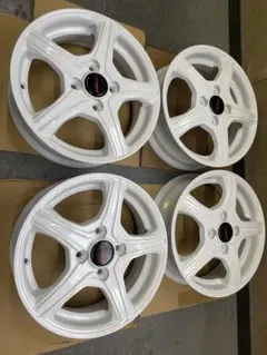 ワーク グッカーズ 15インチ ホイール ホワイト系 2本 ② です^ ^ ワーク グッカーズ 15インチ ホイール ホワイト系 2本 ① です