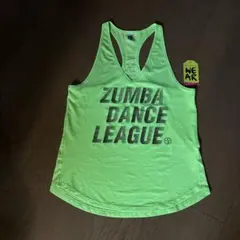 ZUMBA WEAR 蛍光グリーン タンクトップ XS 【最終値下げ中】