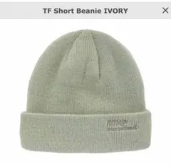 アイボリー 新品タグ付き　ビーニー　韓国ブランドROMP