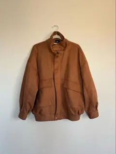 MONOーMART 比翼デザイン オーバーサイズブルゾン