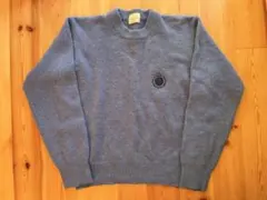 トラサルディ　セーター　Mサイズ ブルーグレー　ウール100%