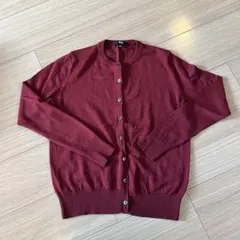 バーガンディ カーディガン