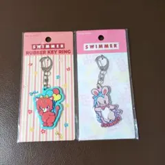 SWIMMER　ラバーキーホルダー2点セット