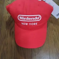 Nintendo NEW YORK キャップ レッド - メルカリ