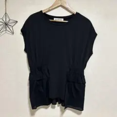Ray BEAMS 切り替えTシャツ　カットソーのサムネイル