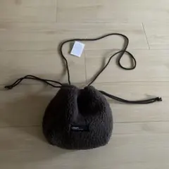 CRAFT ボア　ポーチ　巾着　ドローストリングバッグ　新品