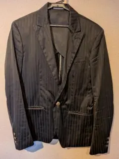【MKオム】MICHEL KLEIN HOMMEの光沢ストライプジャケットのサムネイル