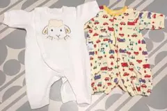 ロンパース　カバーオール　キルティング　キルト　ユニクロ