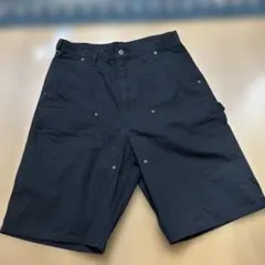 BEAMS ダブルニーショーツパンツ ブラック Sサイズのサムネイル