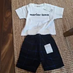 petit main Tシャツとショートパンツセット 90cm