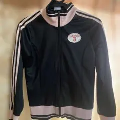 adidas ジャージ 黒/ピンク 36