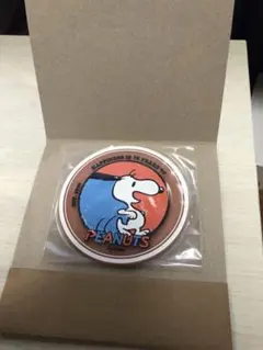 スヌーピー PEANUTS 75周年 クリアラバーコースター【1970s】