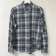 【美品】現行品 ポロラルフローレン ブロックチェック ネルシャツ 黒 グレー ポロ ラルフローレン POLO RALPH LAUREN ネルシャツ 長袖 チェック XS