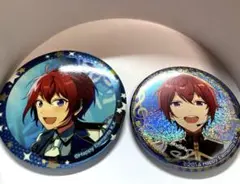 あんスタ Knights 朱桜司 キャラクター 缶バッジ 2個セット