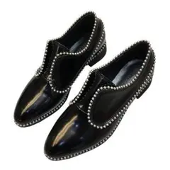 【美品】ローファー スタッズ 黒 ブラック