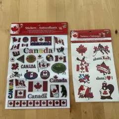 カナダ ステッカー＆タトゥー セット