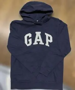 GAP ネイビー フード付きパーカー　裏起毛　XS