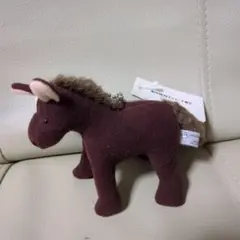 馬　うま　ぬいぐるみ マスコット キーチェーン　オリエンタルトーイ キーホルダー