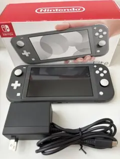 Nintendo Switch Lite グレー 充電器付き　箱付き
