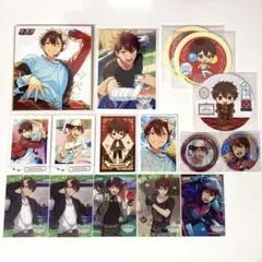 守沢千秋　ぱしゃこれ　缶バッジ　ブロマイド
