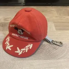 【希少！】東京ディズニーランド ミッキーマウス帽子型ポーチキーホルダービンテージ
