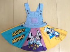 【リトシー】littc ミッキー＆ミニー ジャンパースカート 100サイズ