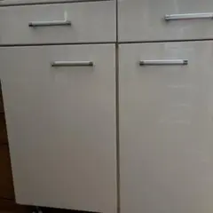 ホワイト キッチン収納 棚