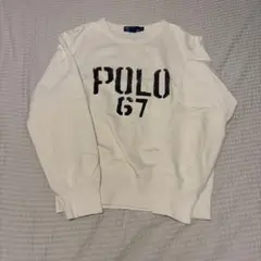 ラルフローレン Polo by Ralph Lauren スウェット 白 Mのサムネイル