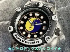 ★Orient★1970年代レトロカッコイイ❣️Town＆Countryダイバー❣️