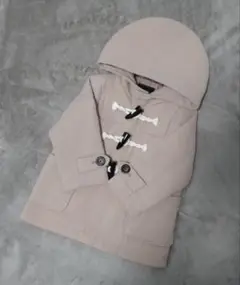 【クゥオティ ユース フィス】ダッフルコート ベージュ